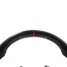 Real Carbon Fiber Steering Wheel Preforated Leather For Subaru WRX/STI LEVORG Series 2015 2016 2017 2018 2019 2020 2021 2022