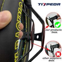 TIYPEOR Redesign Red Universal Flat Drift PU Racing Game Simulator Steering Wheel With compass