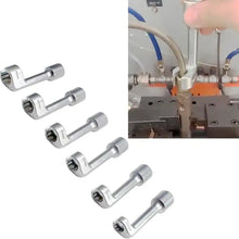 6-Piece Injector Fuel Line Socket Wrench Set 1/2" Diesel Fuel Injector Line Injection Socket Wrench Spanner Tool Set 12/14/16mm