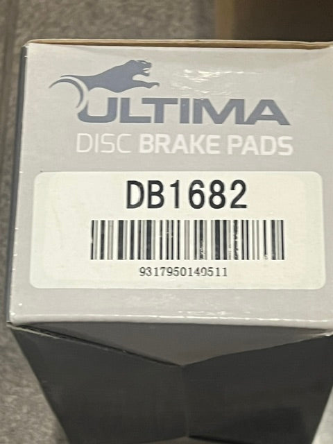 Ultima DB1682 Brake Pads – Semi-Metallic, Set of 4