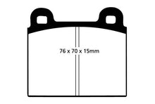 EBC RedStuff Front Brake Pads for Porsche 911 2.7 72-77 DP3103C