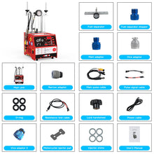 ANCEL AJ400-M Ultrasonic Fuel Injector Cleaner Tester For Motorcycle Nozzle Cleaning Tool Kit 110V