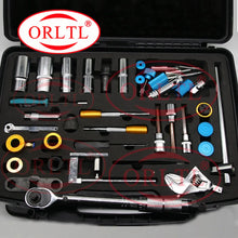 ORLTL 40pcs Removal Tools Common Rail Fuel Injector Nozzle Repair Tool Kits OR7001 Injector Repair Disassembly Equipments 40 Pcs