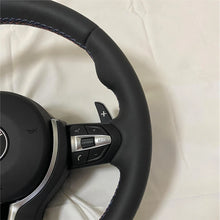 For BMW M3 M6 E F-chassis Models NAPA Leather Steering wheel  Hand Sewn Tricolor Thread Steering wheels Car Accessories
