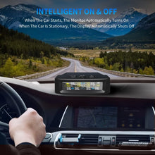 Tire Pressure Monitoring Tire Temperature Monitoring Automatic Safety Alarm System Solar Power Truck RV TPMS 6 Sensor
