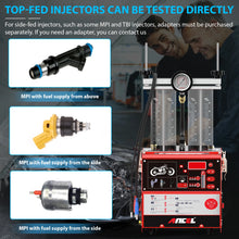 ANCEL AJ400-M Ultrasonic Fuel Injector Cleaner Tester For Motorcycle Nozzle Cleaning Tool Kit 110V