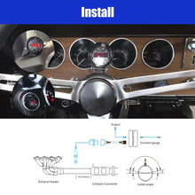 52 mm AFR Black Face Air Fuel Ratio Meter gauge kit For Universal Car With O2 Sensor 06J906262AA