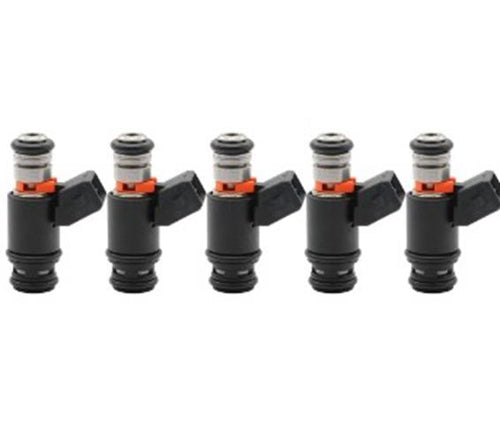 Set of 5 Brand New Fuel Injectors for Volkswagen VW Transporter T4, Bora & Golf