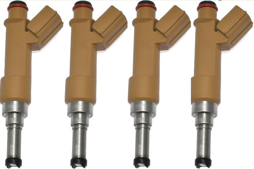 Set of 4 Fuel Injectors 23209-37010 for Toyota 4Runner, Corolla, Prado, Yaris, Prius - OEM Quality