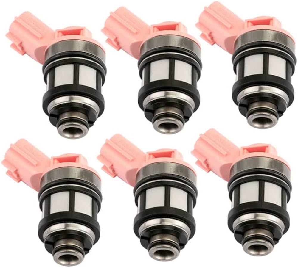 6 Fuel Injectors for Nissan Pathfinder R50 Navara D21 D22 VG30E 3.0L VG33E 3.3L