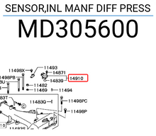 MAP Sensor for Mitsubishi EVO 7 8 (some) MD305600 MDP SENSOR CT9A