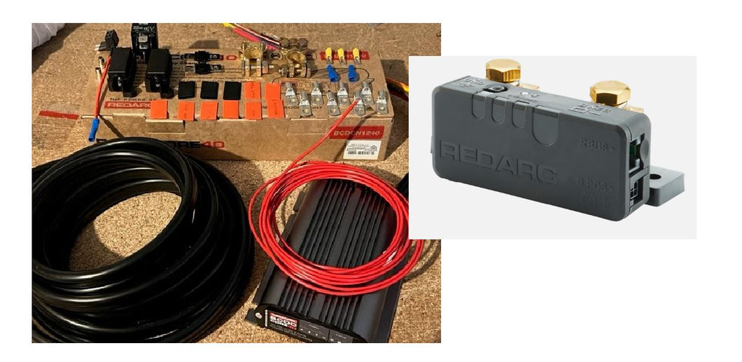 Redarc Van Weekend Ready Charging Kit - 40A DC-DC Charger & Smart Battery Monitor