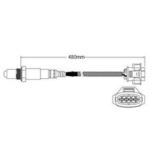 2 x o2 sensors for holden commodore ve 3.6 2008-2009 pre-cat 4 wire 480mm ego513