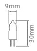 IONNIC 059-024/20W 24V 20 Watt Halogen Bi-Pin Bulb