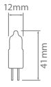 IONNIC 060-012/50W 12V 50 Watt Halogen Bi-Pin Bulb