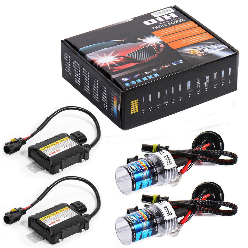 Xenon HID Conversion Kit H1 H3 H4 H7 H9 H11 HB3 HB4 6000k Mazda Subaru Nissan