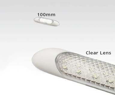 LED Autolamps 1016 12 Volt Interior Strip Clear Lens Lamp