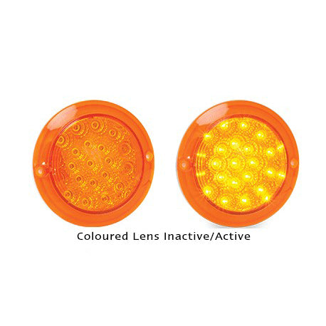 LED Autolamps 102AM 12-24 Volt Coloured Lens Rear Indicator Single Function Lamp