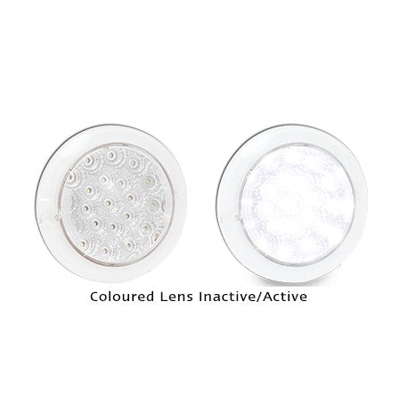 LED Autolamps 102WM 12-24 Volt Coloured Lens Reverse Single Function Lamp