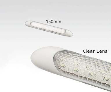 LED Autolamps 1031/24 24 Volt Interior Strip Clear Lens Lamp