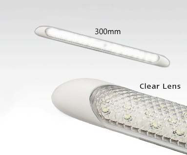 LED Autolamps 1061/24 24 Volt Interior Strip Clear Lens Lamp