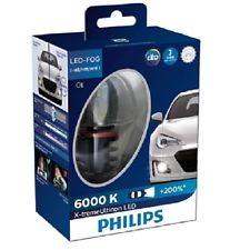 PHILIPS H11 +200% X-treme Ultinon LED Headlight Conversion Kit Bulbs 6000K White