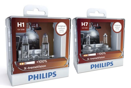 Philips T10 H1 H7 +100% X-treme Vision Halogen Bulb For Ford Focus LR LS LT LV