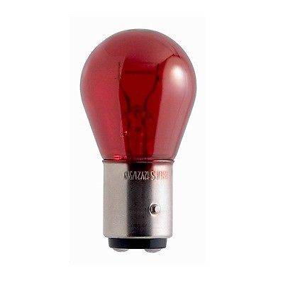 10 x Philips OEM 12495CP 12V PR21/5W BAW15D RED bulb brake Light DUAL FILAMENTS