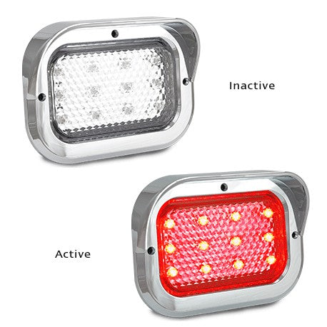 LED Autolamps 130CCRM 12-24 Volt Stop / Tail Single Function Lamp