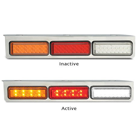 LED Autolamps 135CARWM2 12-24 Volt Stop / Tail / Indicator and Reverse Combinati