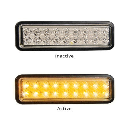 LED Autolamps 135CAT1G 12 Volt Recessed Mount Front Indicator Lamp