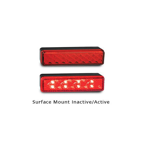 LED Autolamps 135RM 12-24 Volt Surface Mount Stop / Tail Single Function Lamp