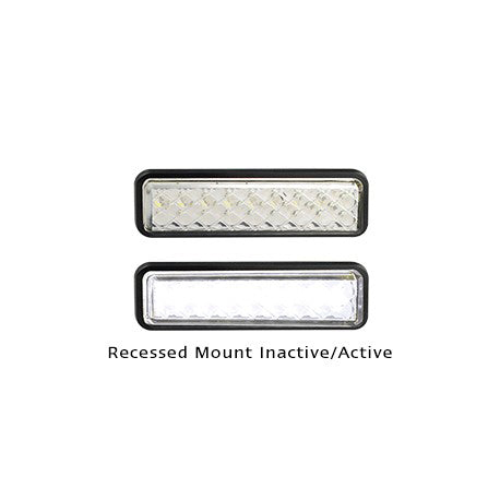 LED Autolamps 135WMG 12-24 Volt Recessed Mount Reverse Single Function Lamp