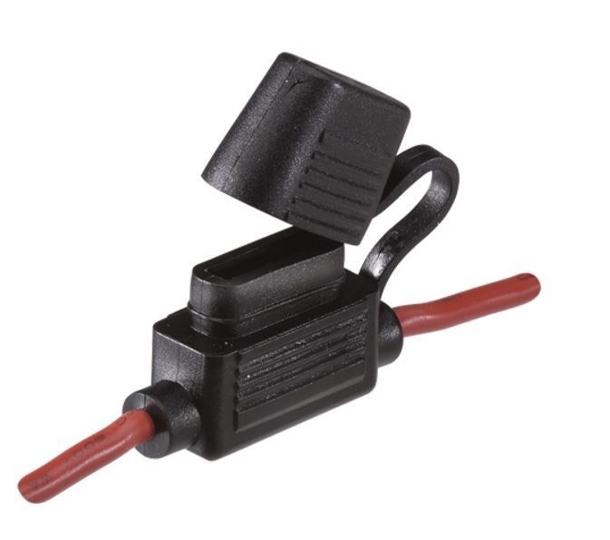 NARVA 54406 IN LINE BLADE FUSE HOLDER WITH WEATHERPROOF CAP DUAL BATTERY