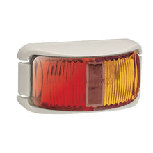 6 x 91602W Narva 9-33 Volt L.E.D Side Marker Lamp (Red/Amber) with White Base