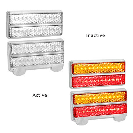 LED Autolamps 200CCARLPM2 12-24 Volt Stop / Tail / Indicator and Licence Combina