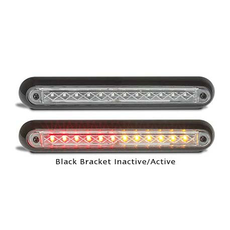Twin Pack LED Autolamps 235BBSTI12/2 12 Volt Black Bracket Stop / Tail / Indicat