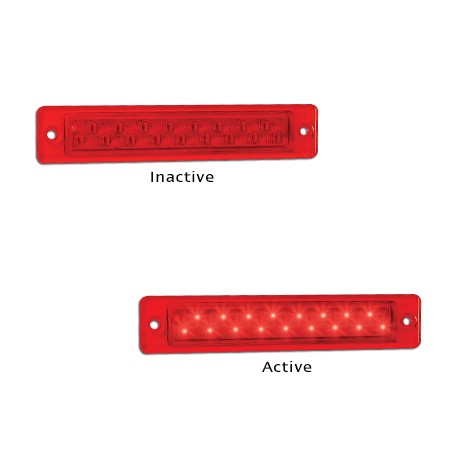 LED Autolamps 25R12 12 Volt Stop / Tail Single Function Lamp