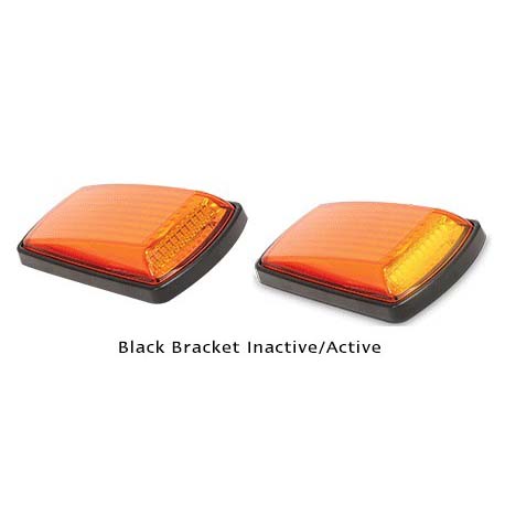 LED Autolamps 3102BM 12-24 Volt Black Bracket Side Direction Indicator Lamp