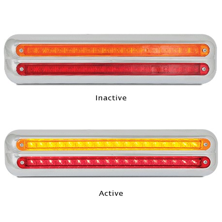 LED Autolamps 380CAR12 12 Volt Stop / Tail and Indicator Combination Lamp