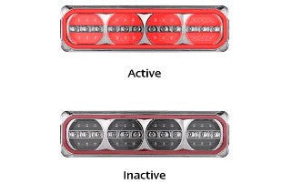 LED Autolamps 385 Series Combo Tail Lamps - 385ARRMB x 2