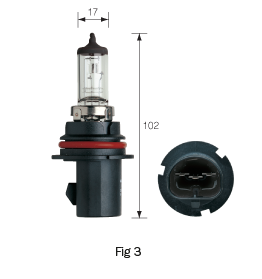 48007 Narva 12 Volt HB5 Globe