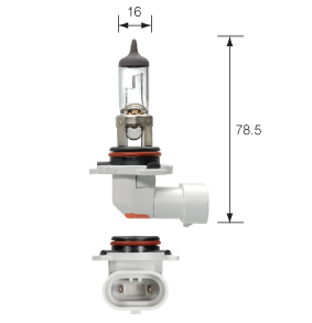 48095BL Narva 12 Volt H10 Globe