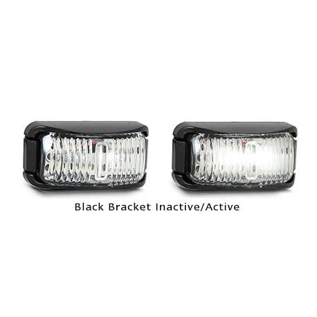 LED Autolamps 42WMB 12-24 Volt Front End Black Bracket Marker Lamp