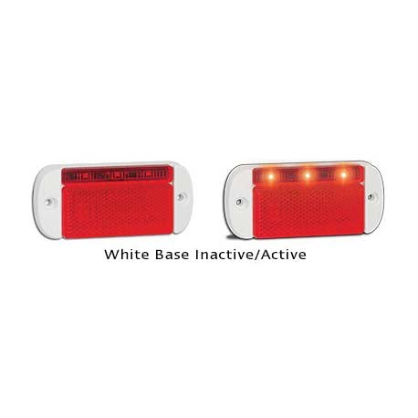 LED Autolamps 44WRME 12-24 Volt Rear End Outline White Base Marker Lamp