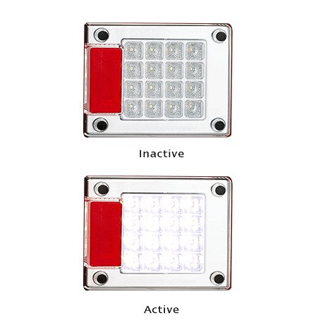 LED Autolamps 460WMB 12-24 Volt Reverse Single Function Lamp