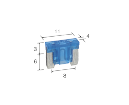 52507BL Narva Micro Blade Fuse - Pack of 5