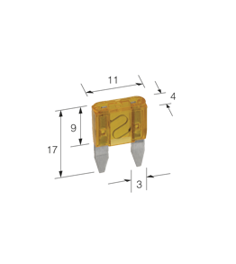 52707 Narva Mini Blade Fuse - Pack of 50