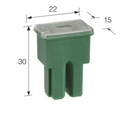 53040BL Narva Female Fuse Link