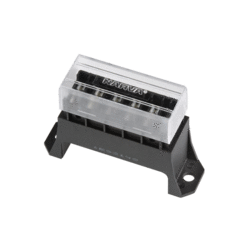 54423BL Narva 6-Way Standard ATS Blade Fuse Box (Raised Mount) with Transparent